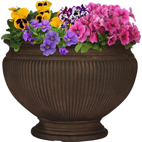 , 15 in. . Home depot flower pots for outside